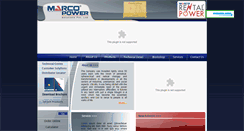 Desktop Screenshot of marcopower.com